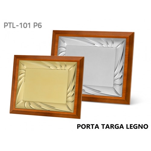 Porta targa legno