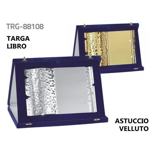 Targa libro con astuccio